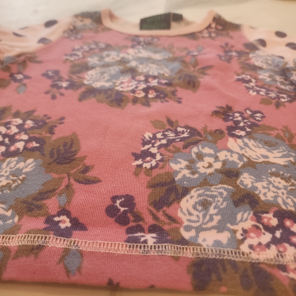 Mini Boden size 2-3 girls ADORABLE cotton long sleeve flower mix top. - Picture 3 of 7